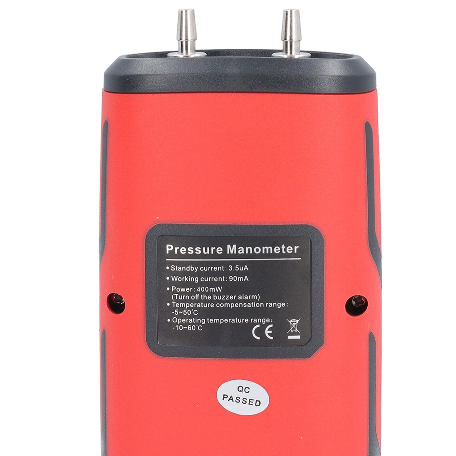 Manómetro Diferencial Digital 2KPa con Retroiluminación LCD Calderas HVAC Salas Blancas Calibración del de Gas Manómetro de Doble Función para Pruebas de Laboratorio Industrial