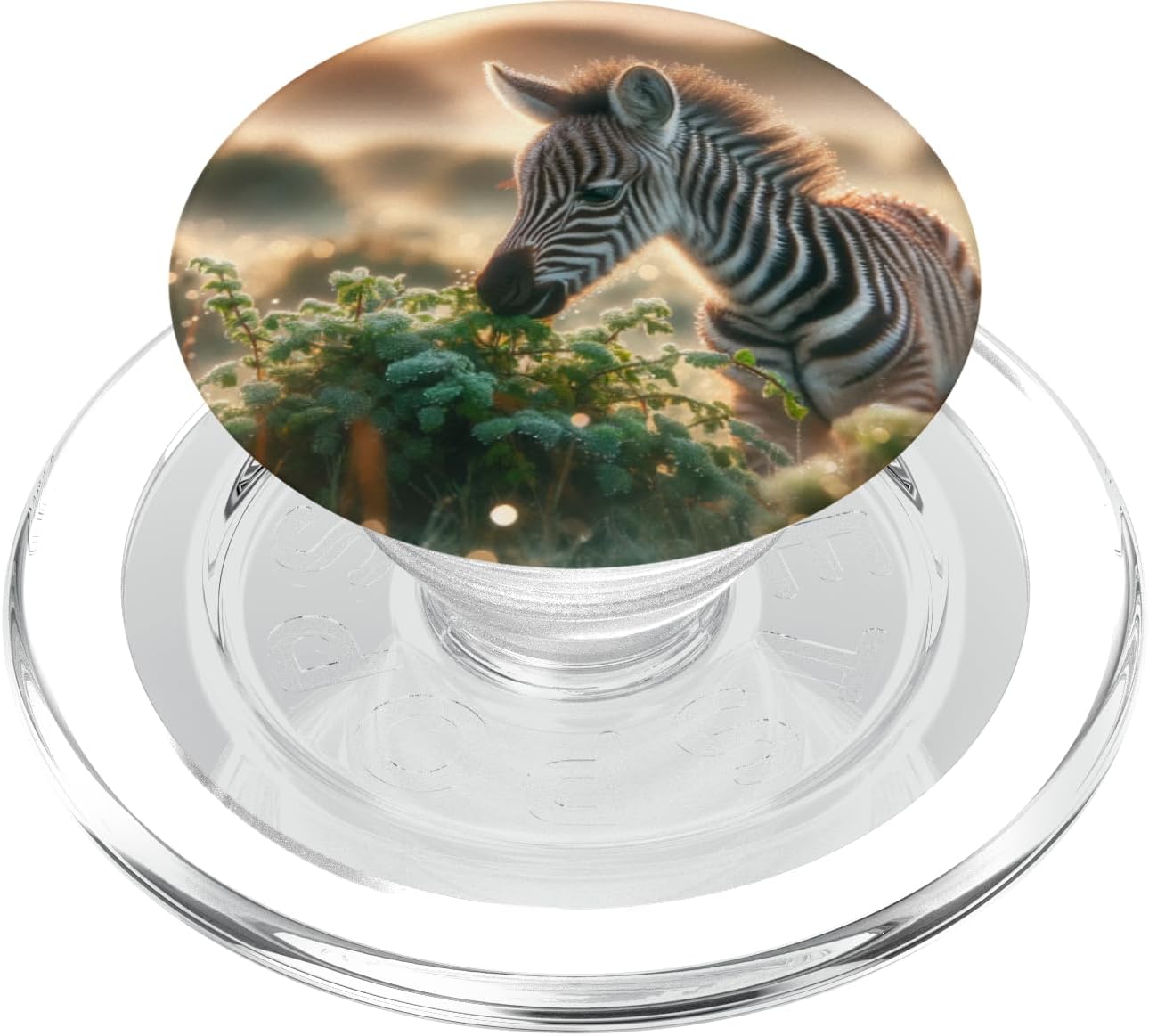 Cute baby zebra design for zebra lover and zebra PopSockets MagSafe PopGrip for iPhone