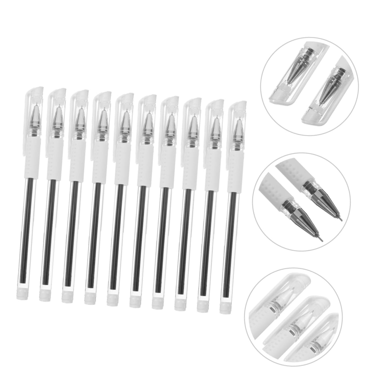 VICASKY 10pcs Alternative Pen Permanent Brow Positioner Double-ended Marking Pen for Surgery