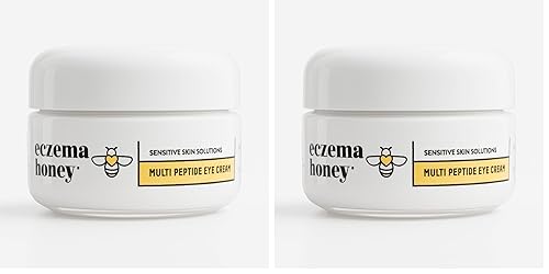 Miniatura 7 de ECZEMA HONEY Multi Peptide Eye Cream - Crema para ojos antienvejecimiento para ojeras e hinchazón - Productos para el cuidado de la piel facial para