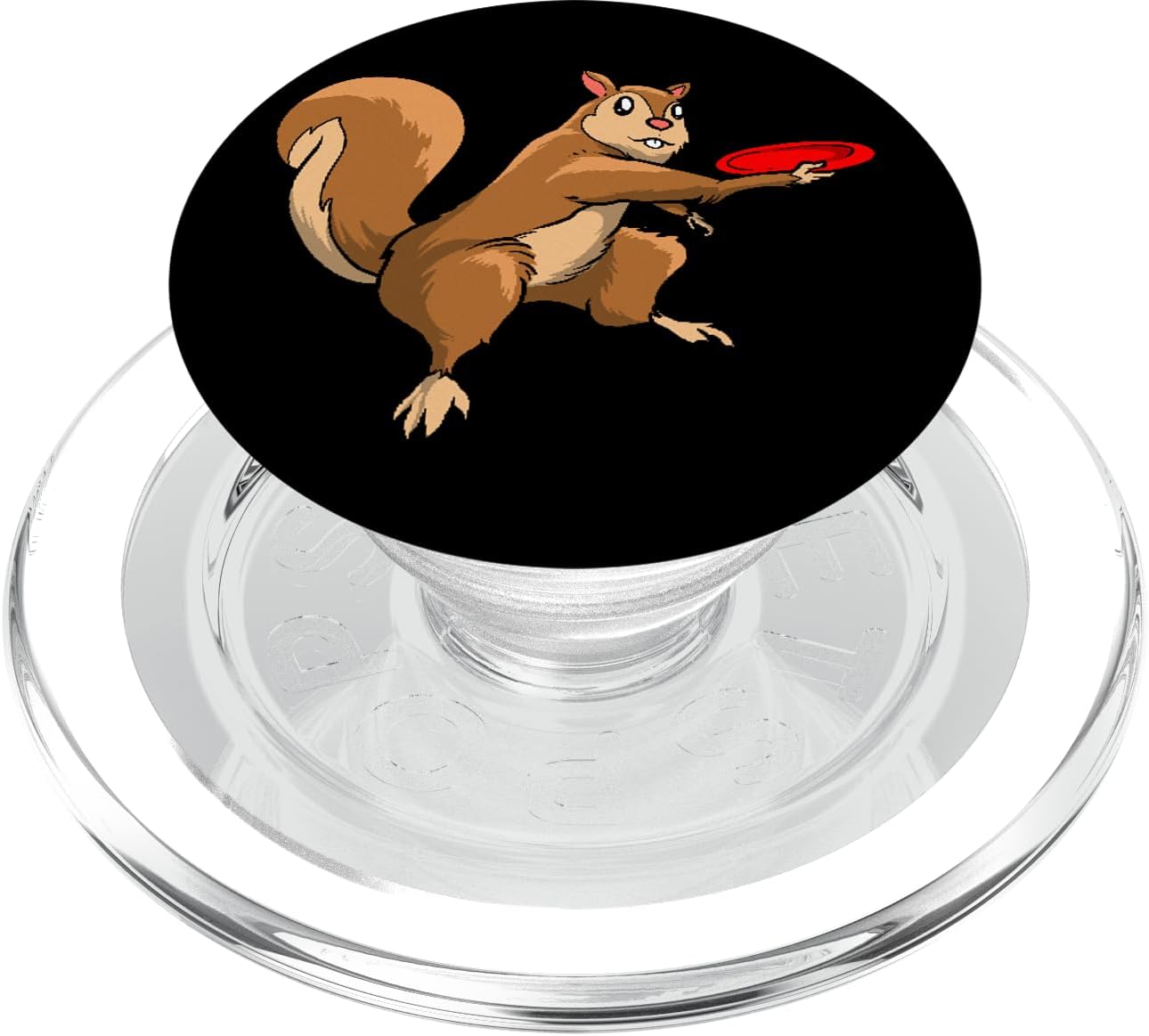 Disc Golf Squirrel - Frolf Frisbee Golf Disc PopSockets MagSafe PopGrip for iPhone