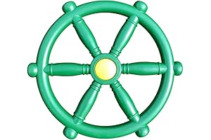 Creative Playthings LTD. Wooden Ship Wheel with Fully Functional Control