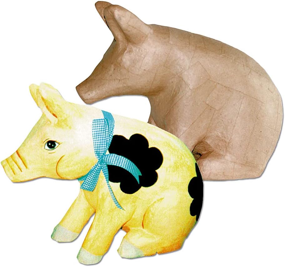 Paper Mache Pig 43 x 19 x 32