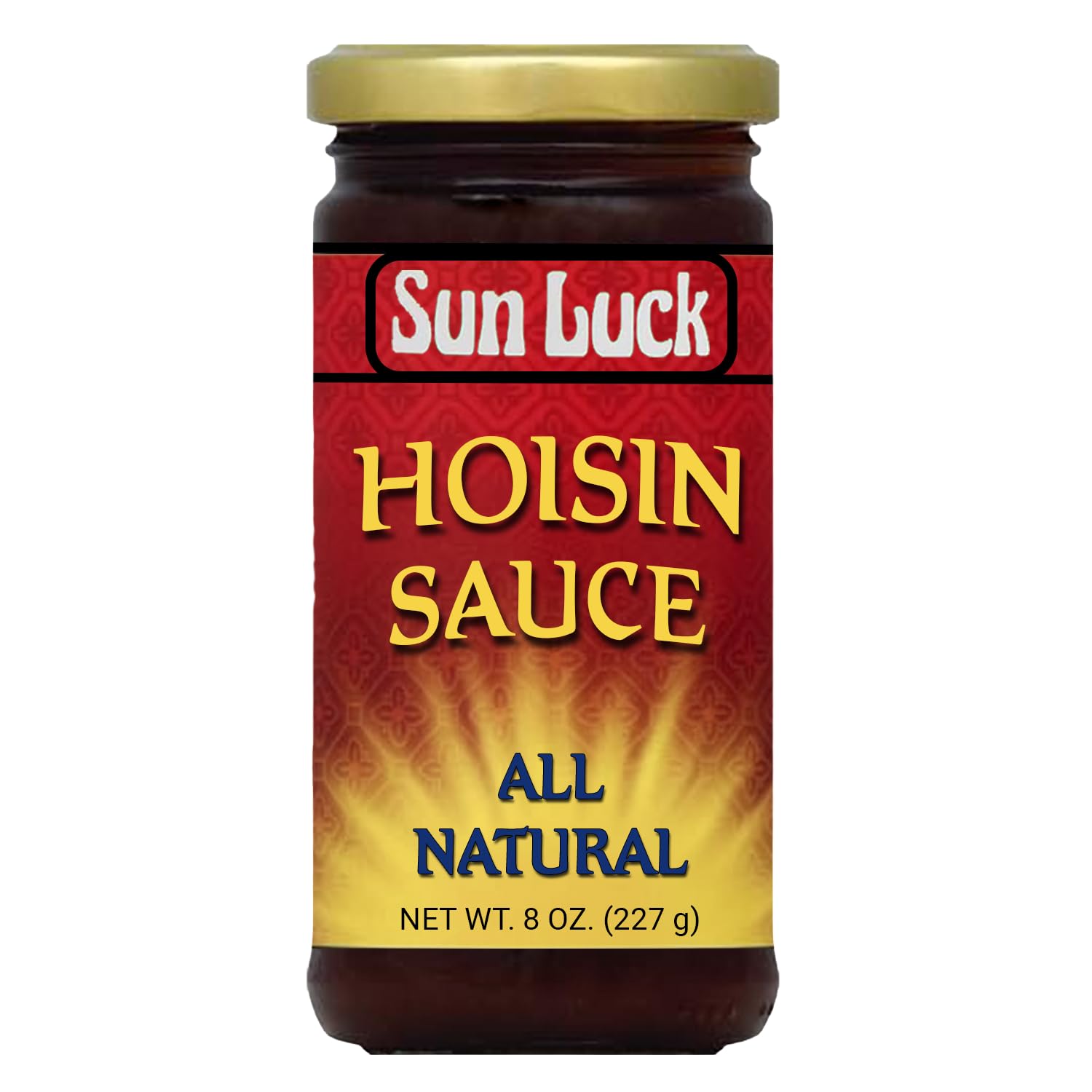 Sun Luck Traditional Hoisin Sauce 8 oz Jar – Savory-Sweet Chinese Barbecue Sauce for Stir-Fry, Marinades, Dipping & Peking Duck; Rich, Thick Texture.