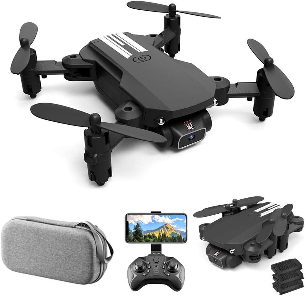 GoolRC Mini Drone for Kids and Adults, LS-MIN RC Quadcopter with 1080P Camera, 360° Flip, Gesture Photo/Video, Track Flight, Altitude Hold, Headless M