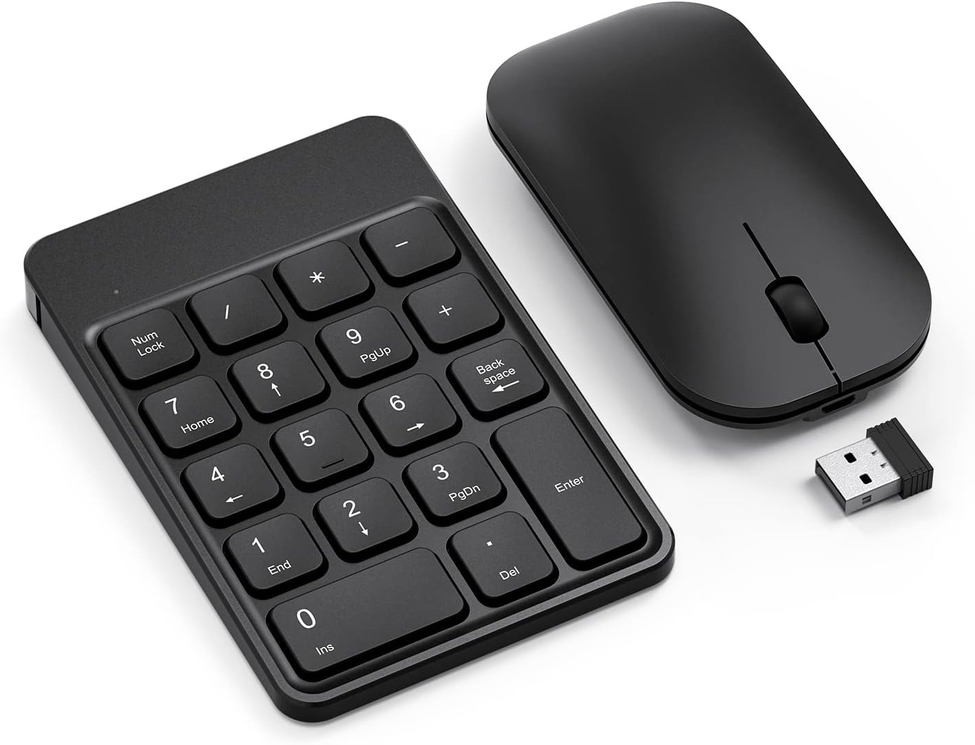 Wireless Keyboard Wireless USB - 18-Key Portable Number Pad For
