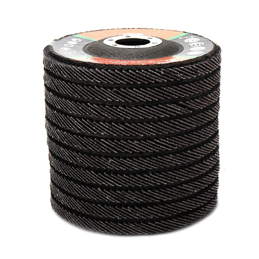Dischi lamellari per smerigliatrice angolare, 10 Pezzi 75mm 3 Pollici Dischi abrasivi 80 Grana Mole Lame for smerigliatrice angolare