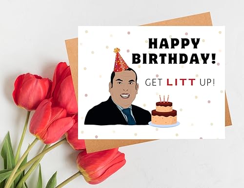 Miniatura 2 de Get LITT Up!  SerieTarjeta de cumpleaños  Regalo de cumpleaños 30mercancíatarjeta de cumpleaños divertida para éltarjeta para ella