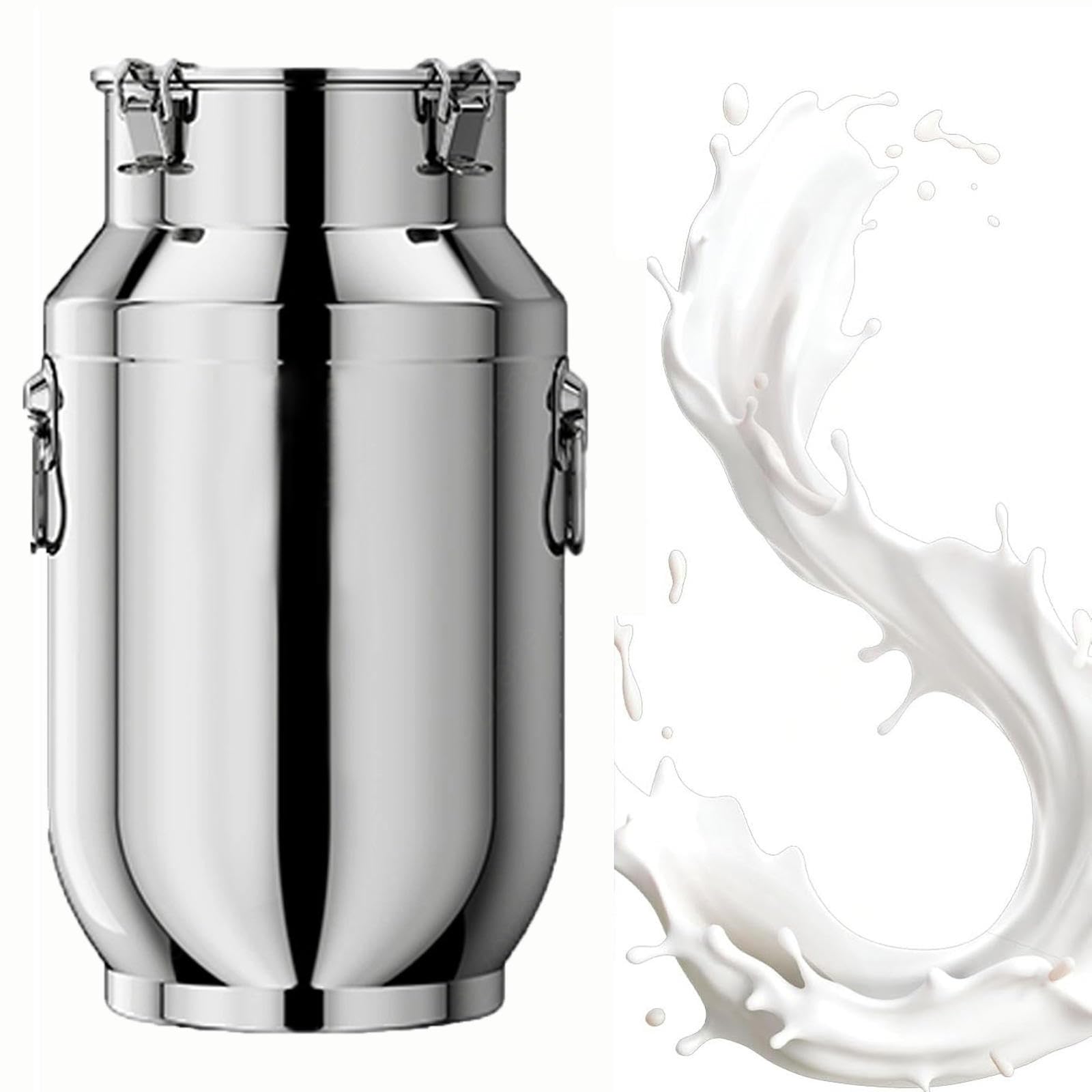 aliooila 304 stainless steel seal milk transport can with lid,A-25L