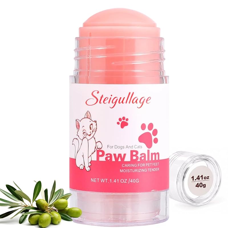 Bálsamo hidratante para patas e nariz de cães e gatos Steigullage, aplicador prático, pink, 40 g