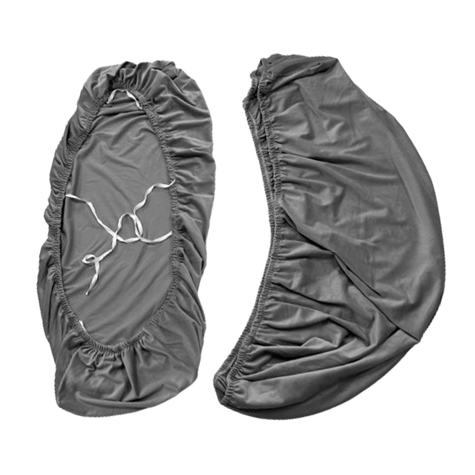 Housse de coussin extensible en polyester gris clair de qualité supérieure pour salon