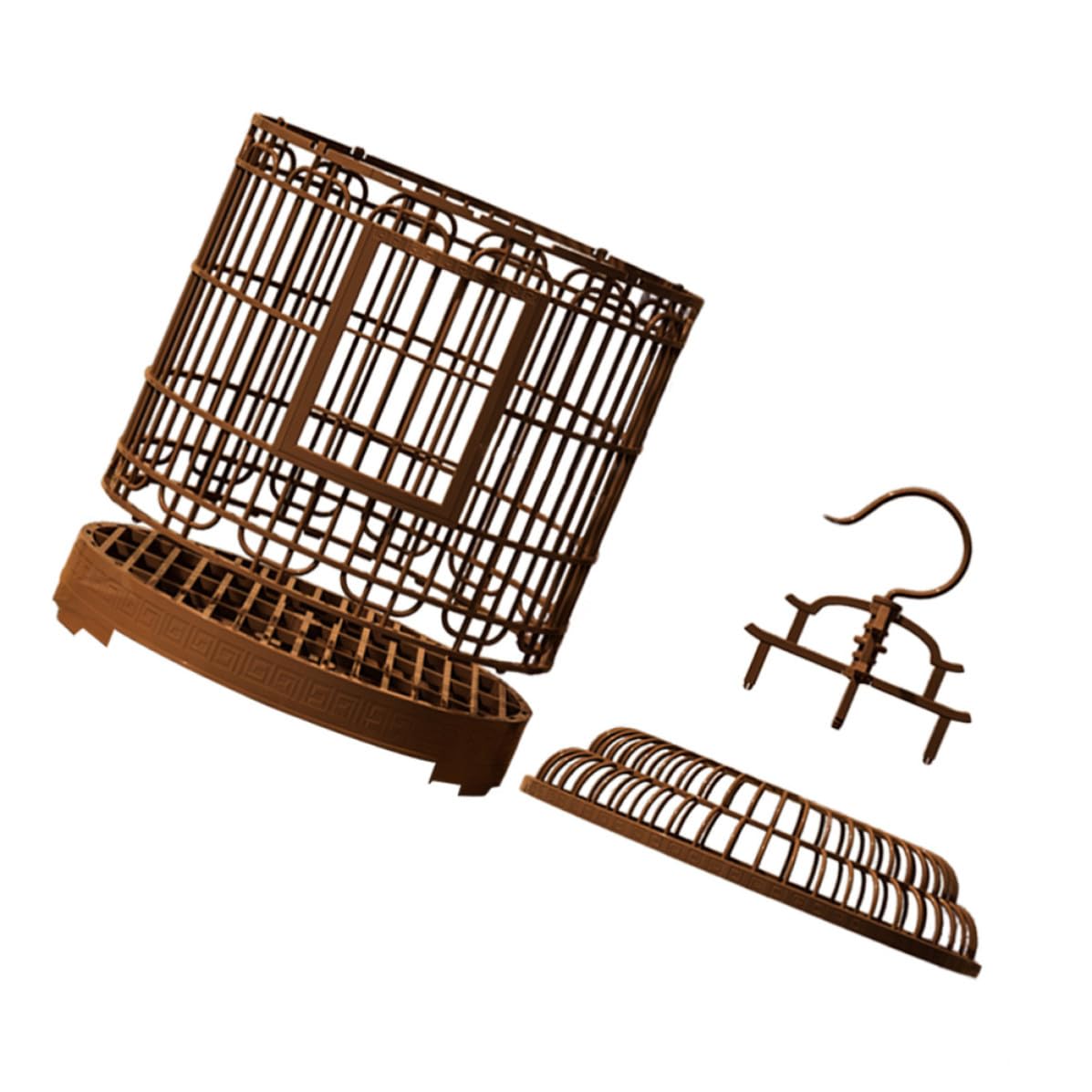 Cage oiseaux ronde facile à transporter pour cockatiels et perruches