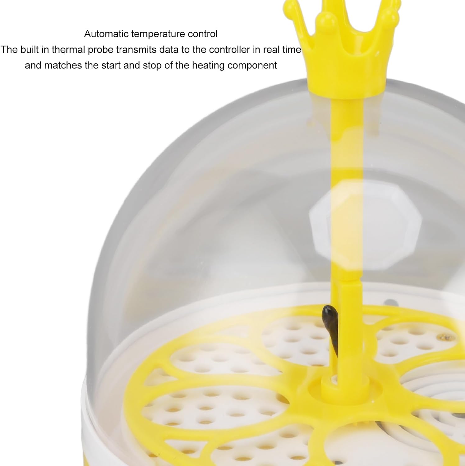 Incubators for Hatching Eggs, Egg Incubator with Automatic Temperature and Humidity Control, Egg Candler for Hatching Chickens, Duck, Quail, Goose Eggs (Automatic Egg Turning)