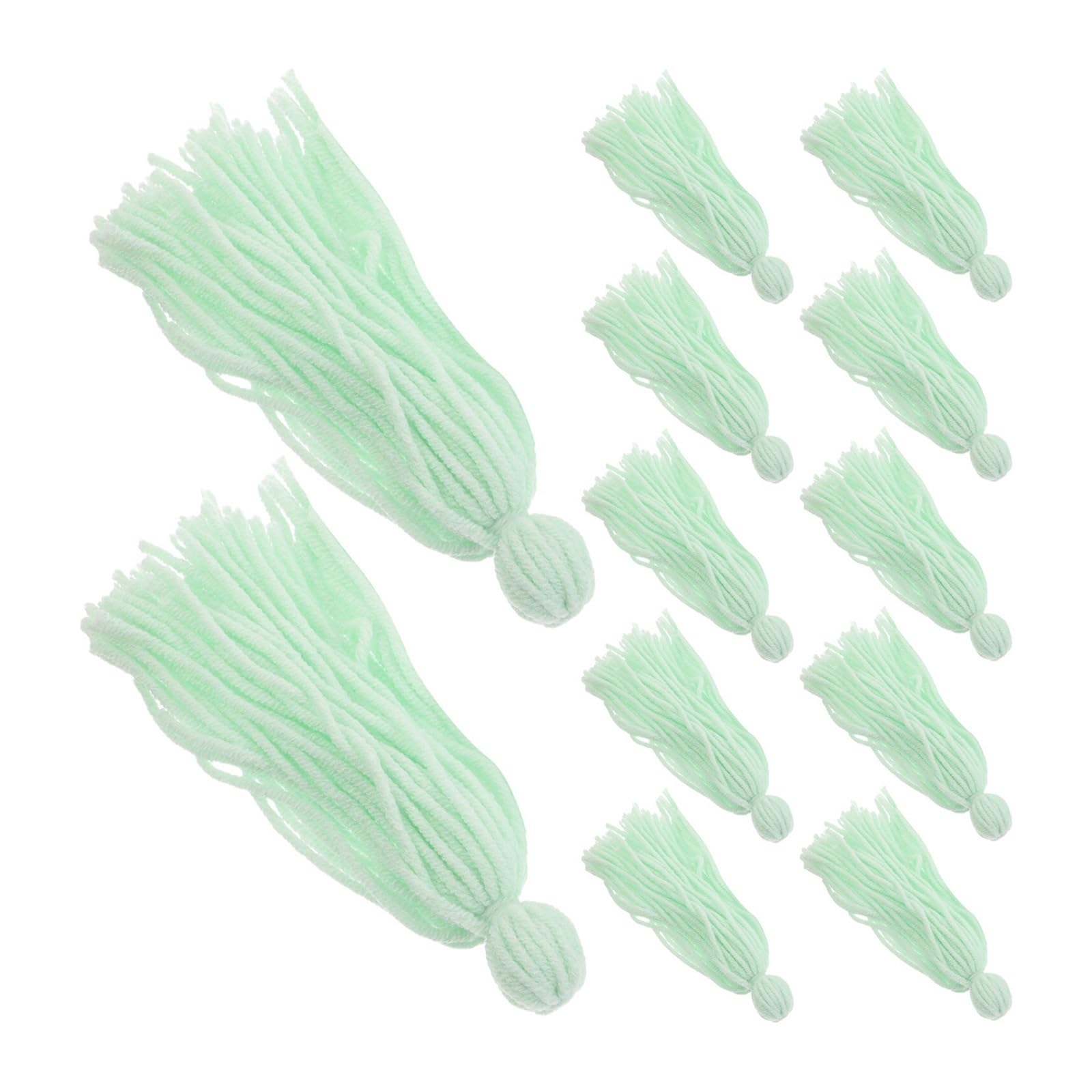 Luvafey Fish Spawning Mops 10Pcs Fish Shrimp Breeding Mop Aquarium Spawning Floating Grass Egg Laying Hideout Tank Decorative Protector for Home Aquarium Egg Laying Aquatic Tank Decorati