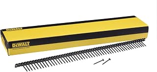 DEWALT Trockenbau-Schrauben mit Grobgewinde (für Holz, 3,5x45 mm, magaziniert, 50 Schrauben pro Streifen, passend für 18V Akku-Schnellbauschrauber DCF620, Inhalt: 1.000 Stück) DWF4000450