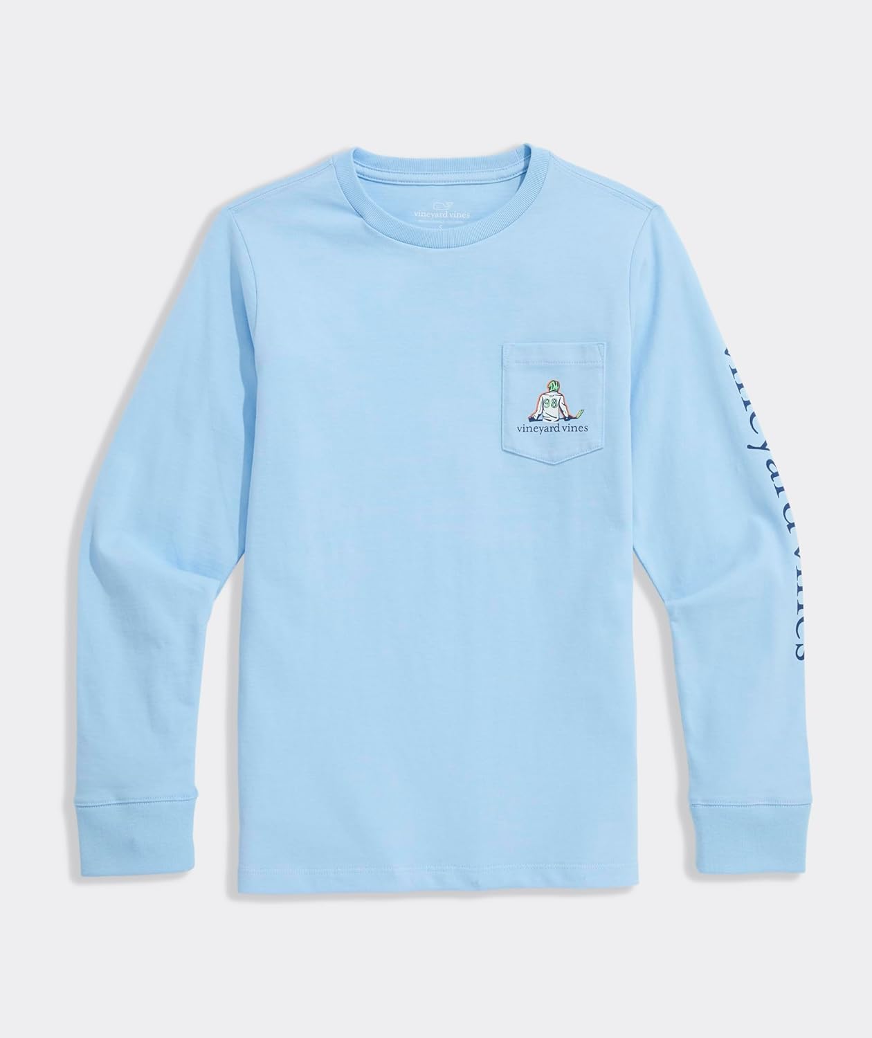 Vineyard Vines Boys Boys' Hockey Pond Long-Sleeve Pocket Tee - Image 2