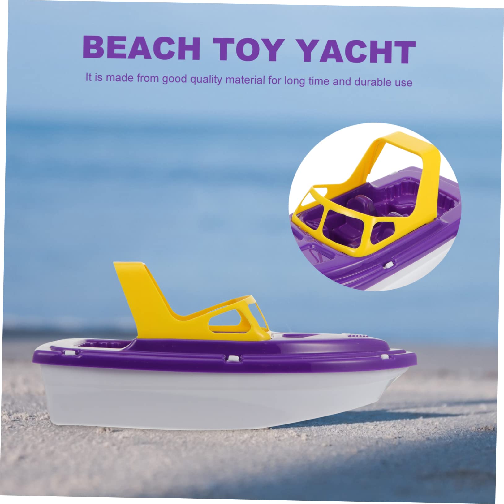 iplusmile 3 Piezas Juguete Bañera Infantil Barco Plástico Seguro para Niñas de Acuático para Playa y Piscina