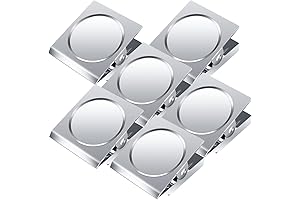 Magnetic Clips for the Stainless Steel Refrigerator: 6-Pack