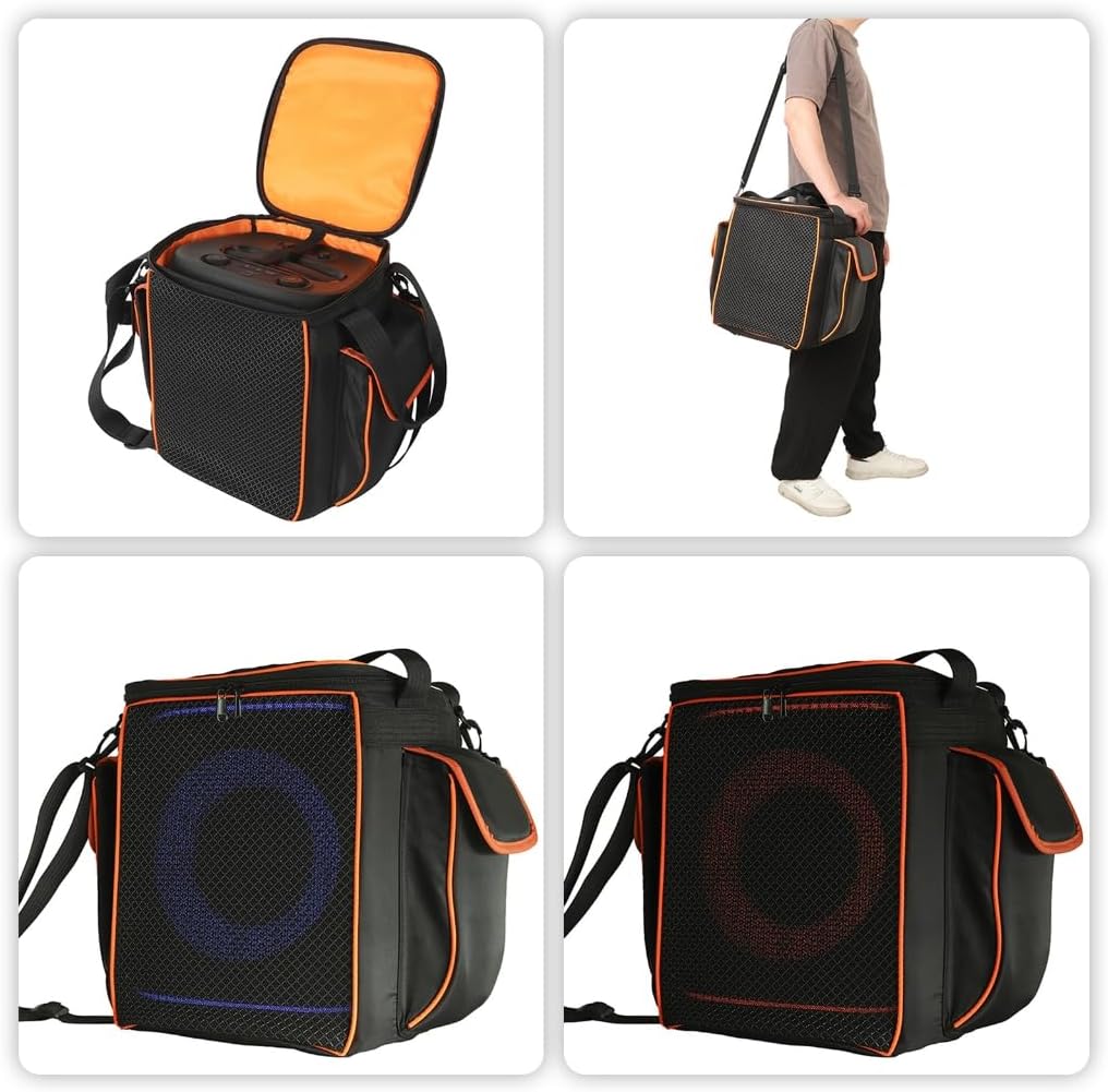 Wear Resistant Speaker Bag Carry Case with Storage Pockets for Encore2 Speaker