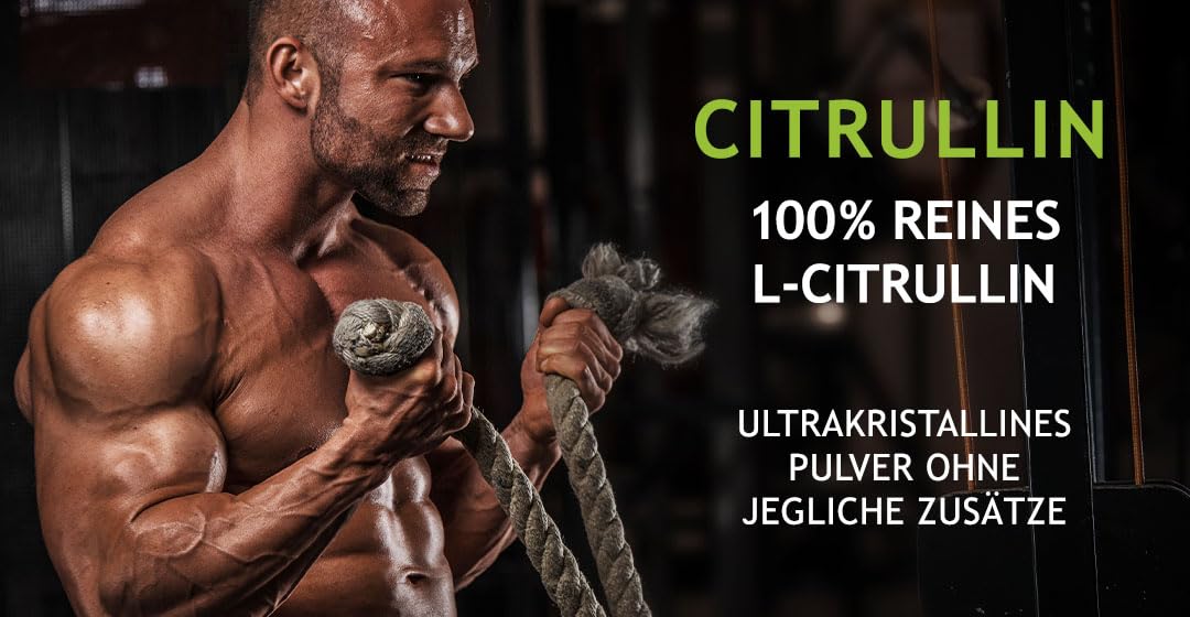 SRS Muscle - Citrullin, 250 g, Neutral | 100% pur ohne Malat | ultrakristallin | aus Mais gewonnen | speziell pH-neutral | 100% vegan | deutsche Premiumqualität