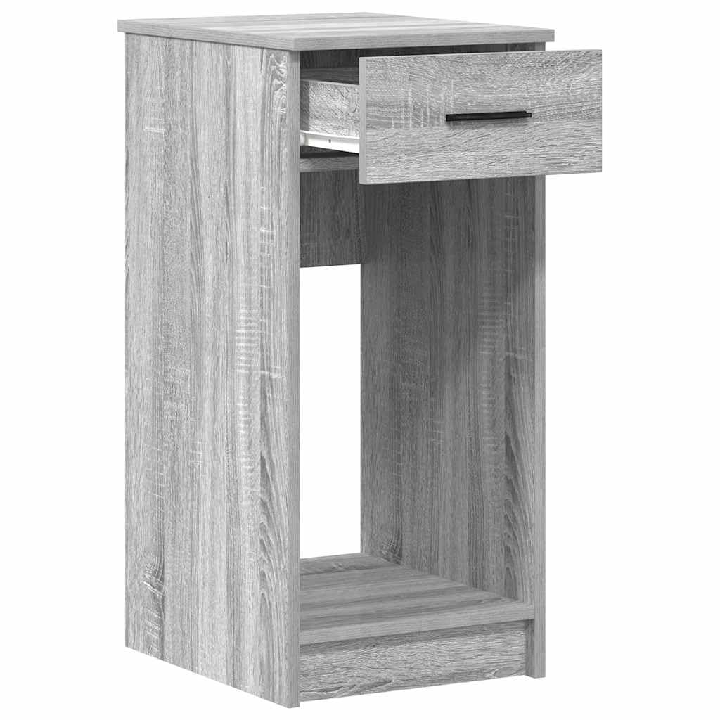 Computerschrank mit Schublade Grau Sonoma 35x45x77 cm, Büroorganisation Aufbewahrungslösung Dieser PC-Schrank aus robustem Holzwerkstoff bietet optimalen Stauraum und schützt
