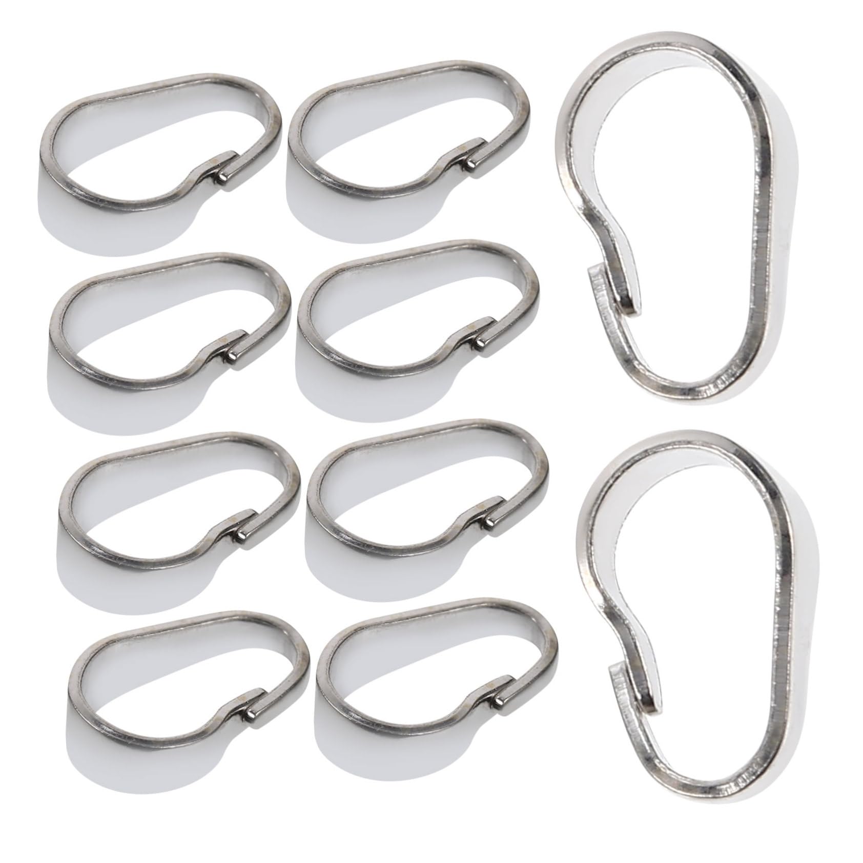 SHINEOFI 30 Stk hängende Schnalle armbandverschluss anhängerstecker silberne Klemmschlaufe DIY-Halsketten-Ergebnisse Schmuckanhängerverschlüsse Verschlüsse Kettenverbinder Silber- Silver