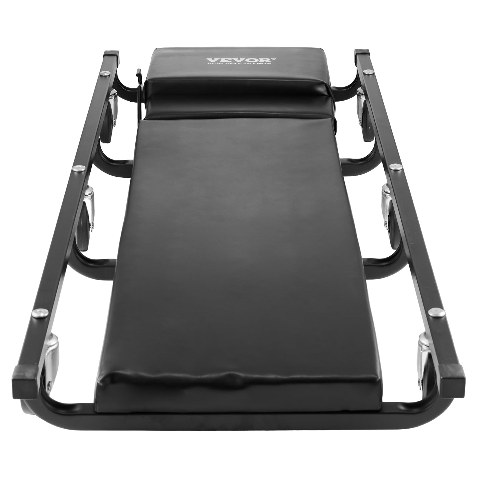VEVOR Camilla de Garaje Mecánica, Capacidad 136,1 kg, Camilla Rodante Automotriz con 6 Ruedas, Reposacabezas Acolchado Ajustable, para Garajes, Talleres de Reparación y Bricolaje, 1025 x 435 x 110 mm