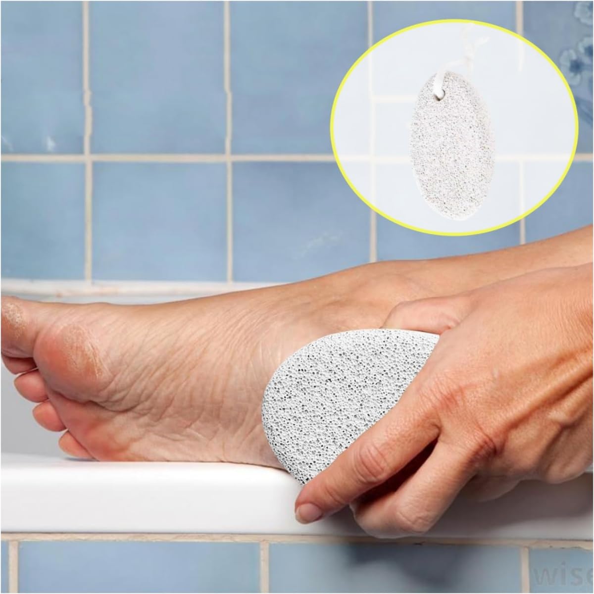 Pietra pomice,2 pcs Pietra pomice per i piedi,Pietra pomice naturale,Piedi Scrubber Della Pelle Morta Strumenti per pedicure,per la pelle dura e morta,Leggero rimuovitore di calli