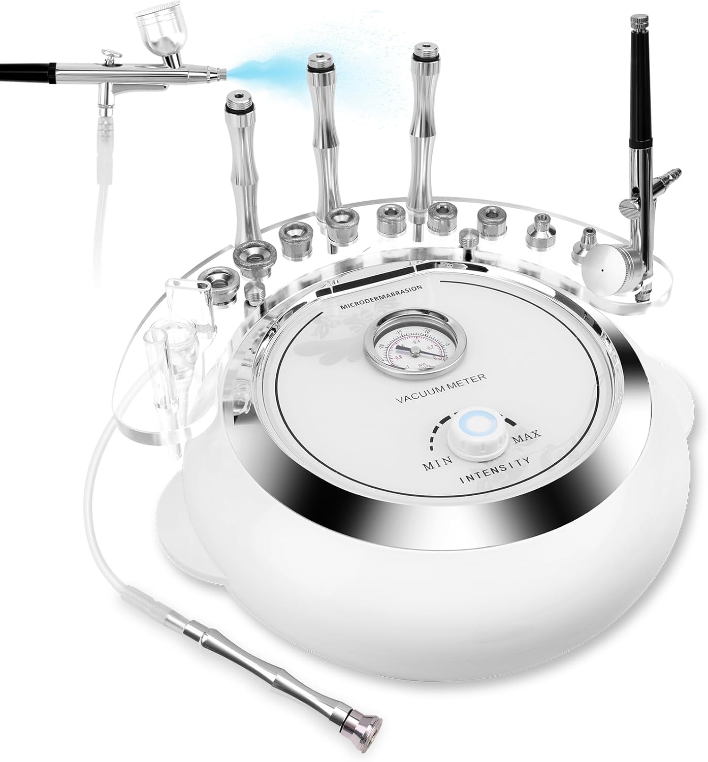 3 in 1 Diamond Machine, TopDirect Facial Skin Care Salon Equipment Beauty Device with Spray Gun (Strong Suction Power: 65-68cmhg)