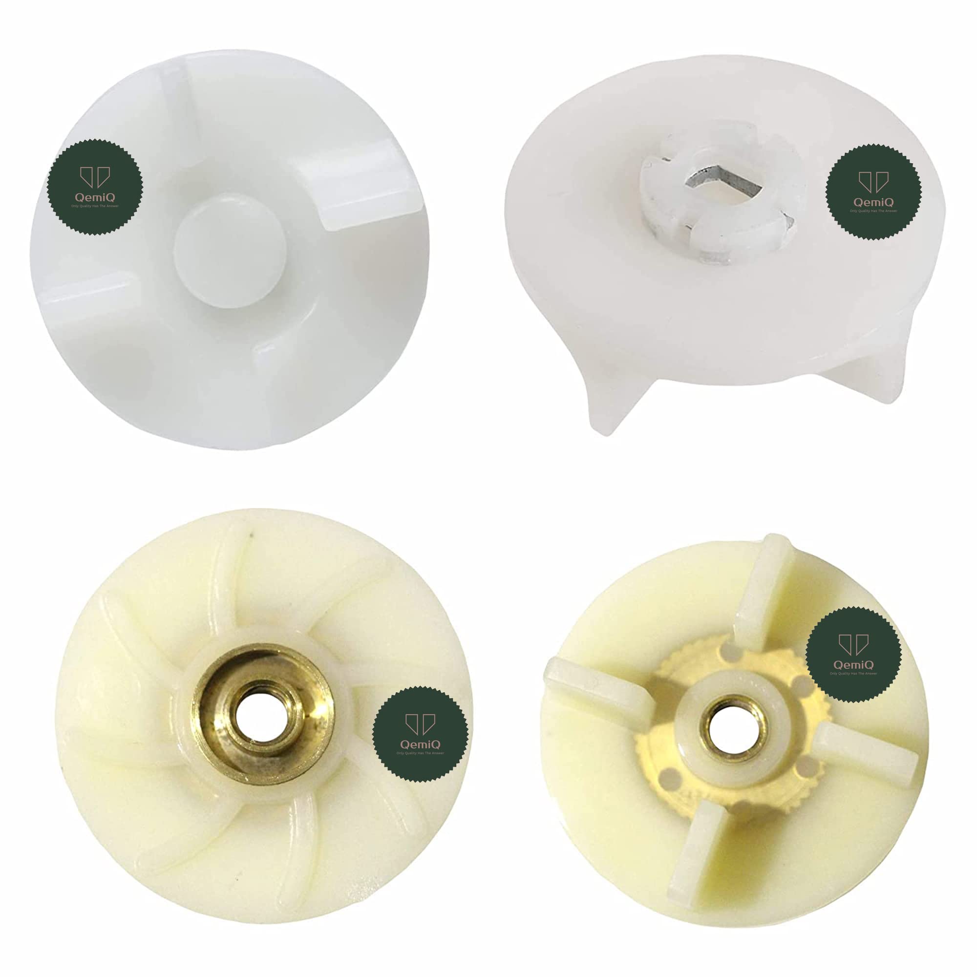 QemiQMixer Grinder- jar Coupler+Motor Coupler- for- Preethi Eco Plus, Chef Pro Plus, Eco Chef, Eco Twin, Blue Leaf, Preethi Steel (2+2 UNIT'S)