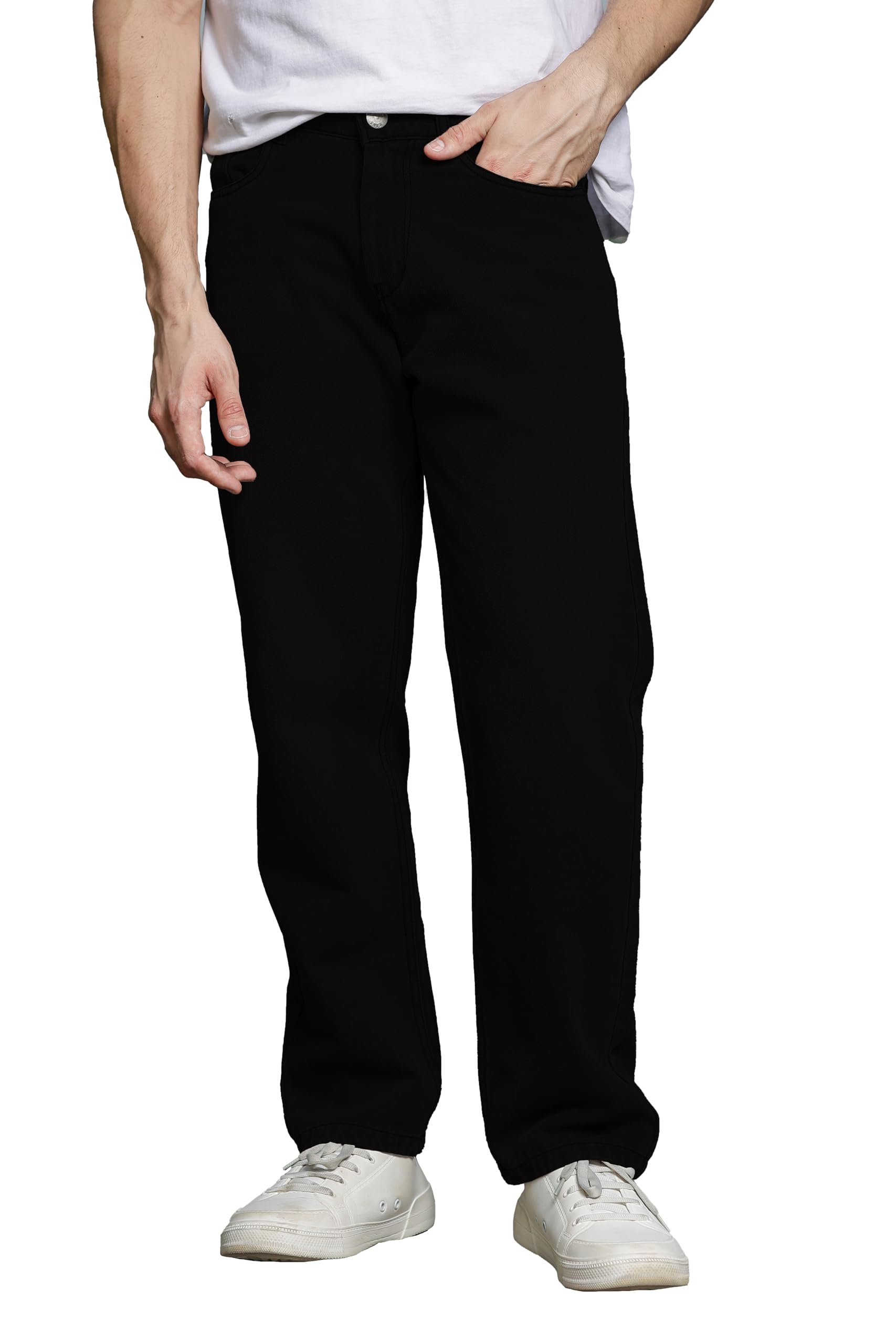 kargeens Straight Cotton Baggy Jeans Pants for Men Stylish-picture-27