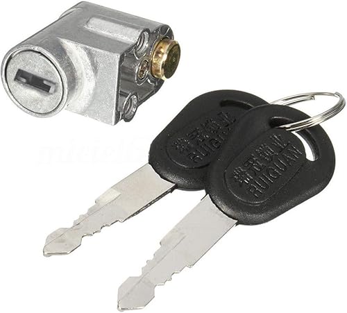 Tookie Cerradura antirrobo portátil, plata, cilindro de bloqueo de 0.591 in, 2.47 oz