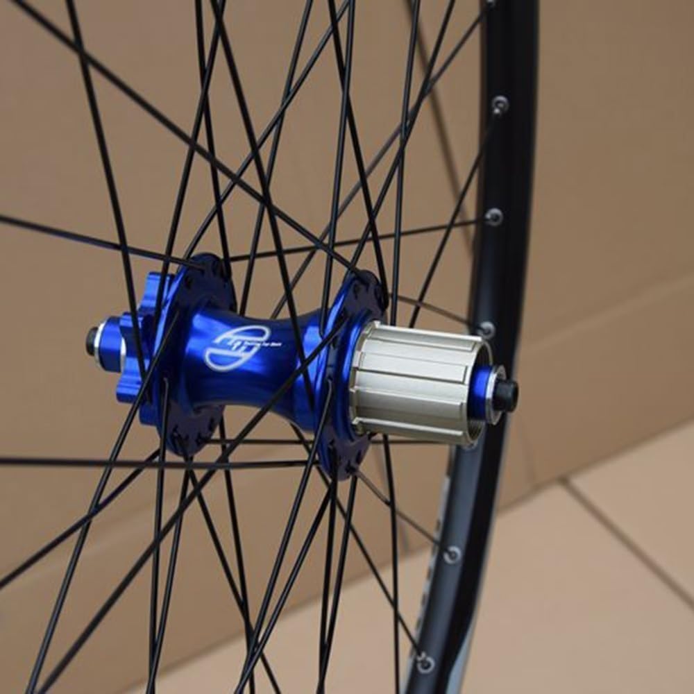 24'' 26'' 27.5'' 29'' Set Di Ruote MTB, Freno A Disco Mountain Bike A Sgancio Rapido Cerchi Anteriori Posteriori Mozzi Con Cuscinetti 8 9 10 Velocità, 32H