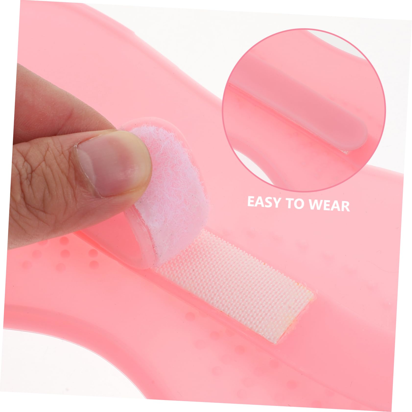 Antifaz de Silicona Gel Rosa para Dormir y Compresa Ocular