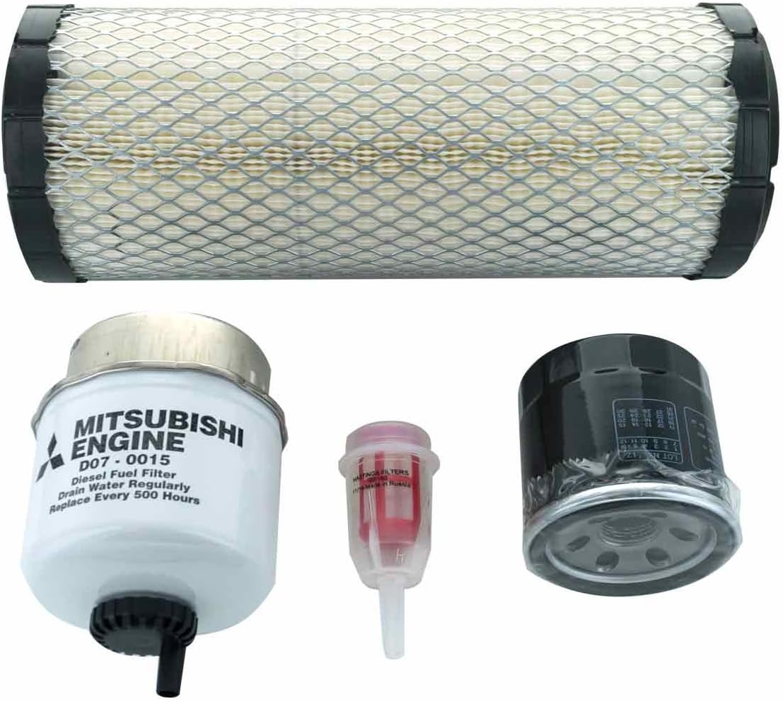 Miller 252782 Filter Kit With MA250132E For Mitsubishi S4L2 EFF Engine - Arc Welding Kits - 