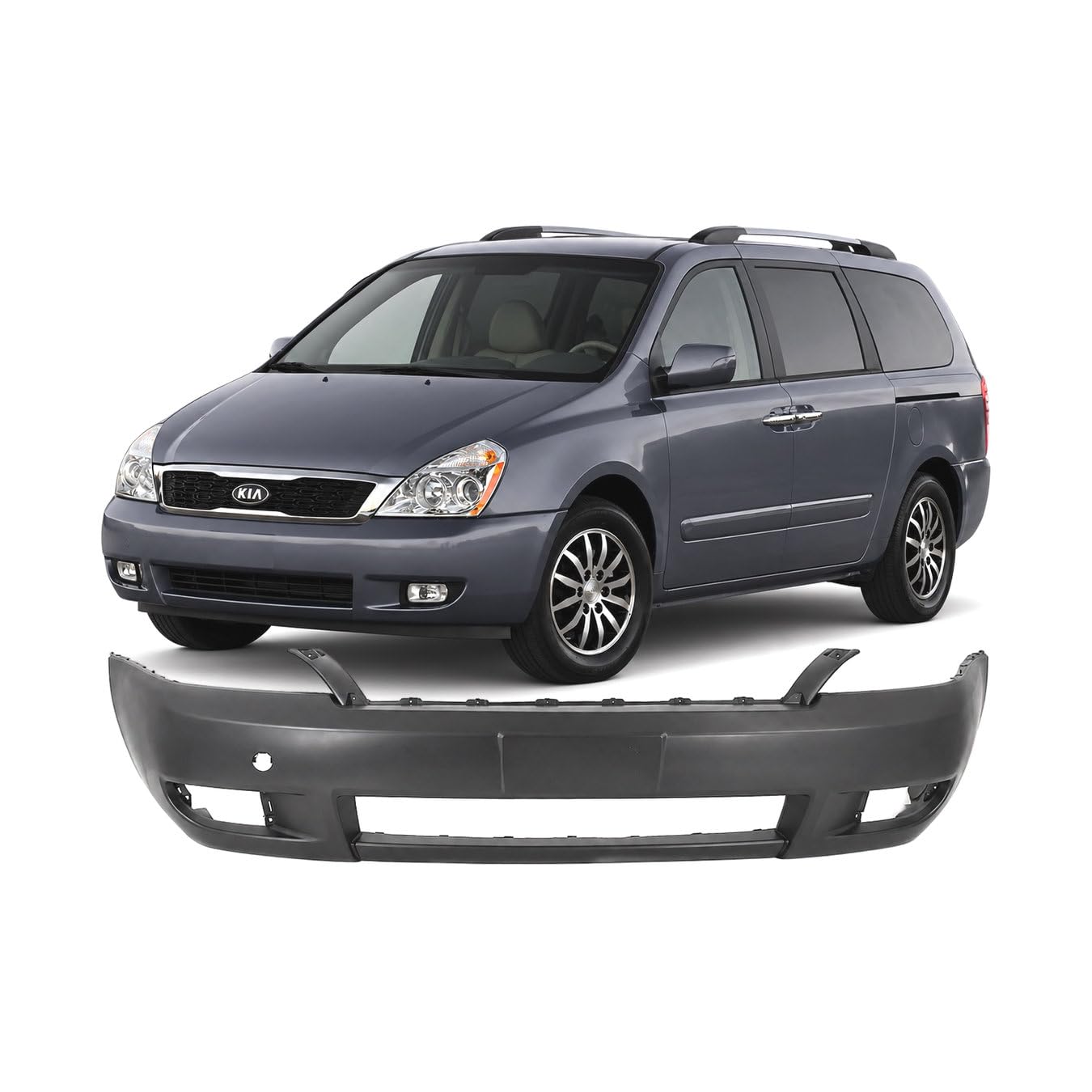 FitParts Compatible with Kia Sedona 2006–2012 Front Bumper Cover