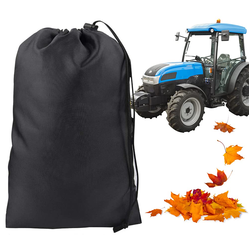 Lawn Tractor Leaf Bag,Large Lawn Tractor Leaf Bag, Sacchetto Rifiuti di Resistente AllUsura,Raccolta di Foglie Facile E Veloce, Sacco per Rifiuti di Foglie per La Raccolta Riutilizzabile