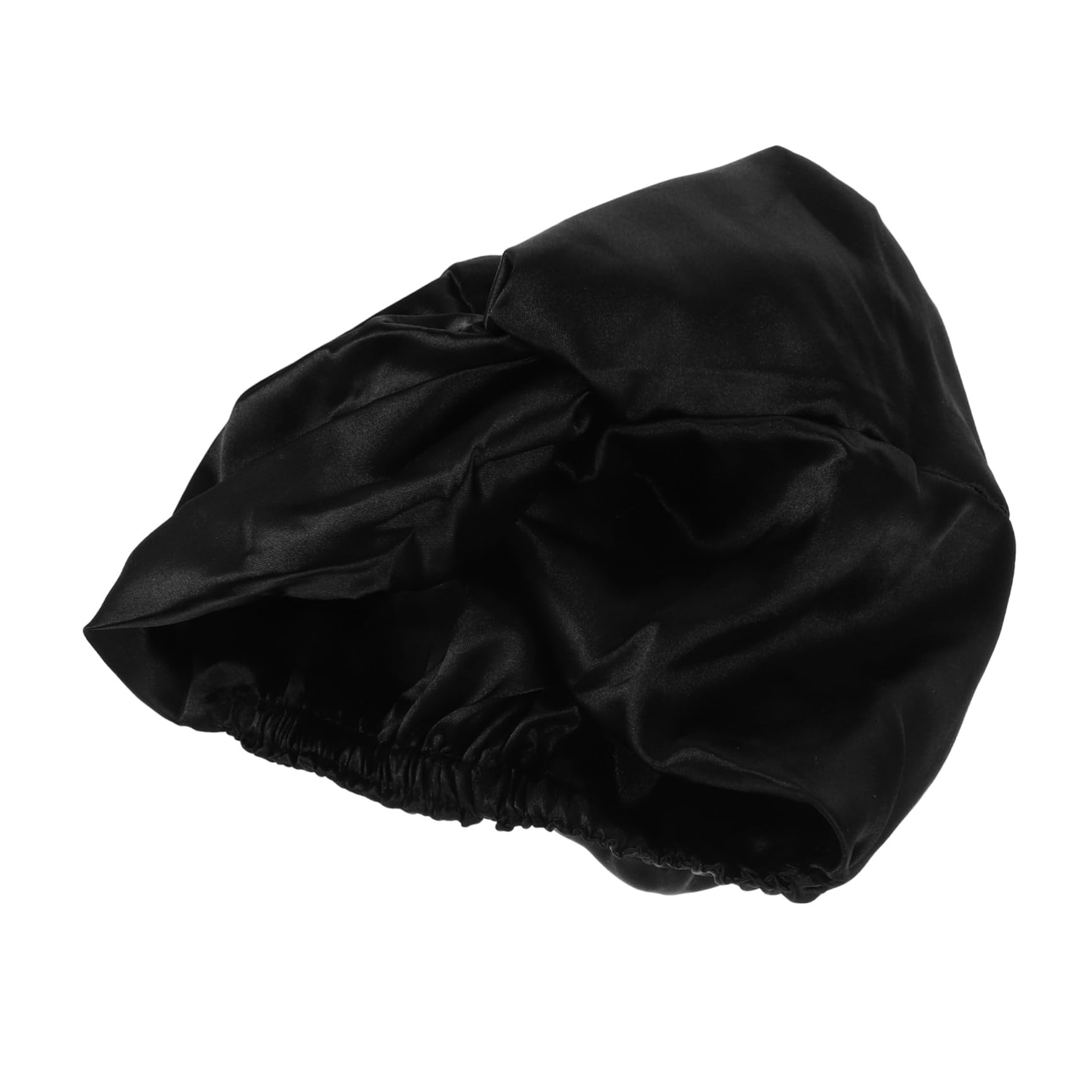 FRCOLOR Double Layer Satin Bonnet for Curly Hair Comfortable Sleep Cap for Women Elastic Soft Breathable Hat for Beauty