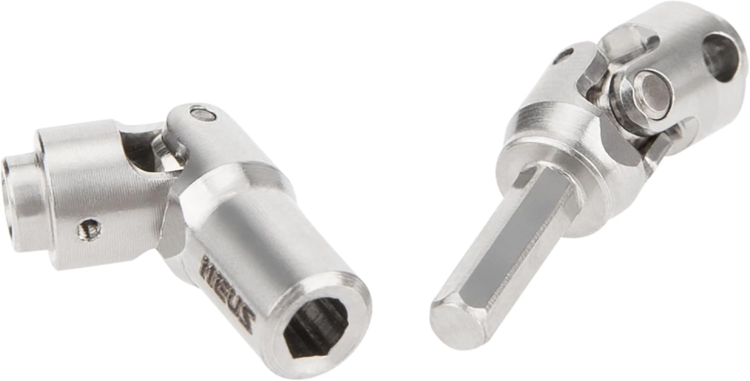 MEUS RACING SCX30 Driveshaft Front Rear Drive Shaft for 1/30 Axial SCX30 RC Crawler Upgrades (Silver)