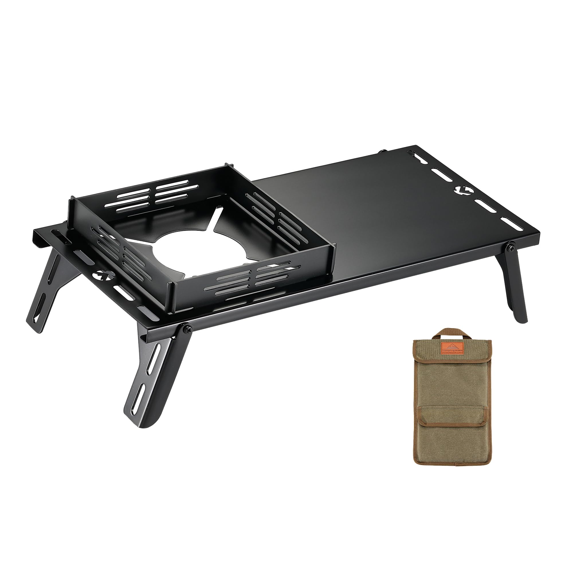 Amazon.com : CAMPINGMOON Solo Camping Table Small Tabletop Heat