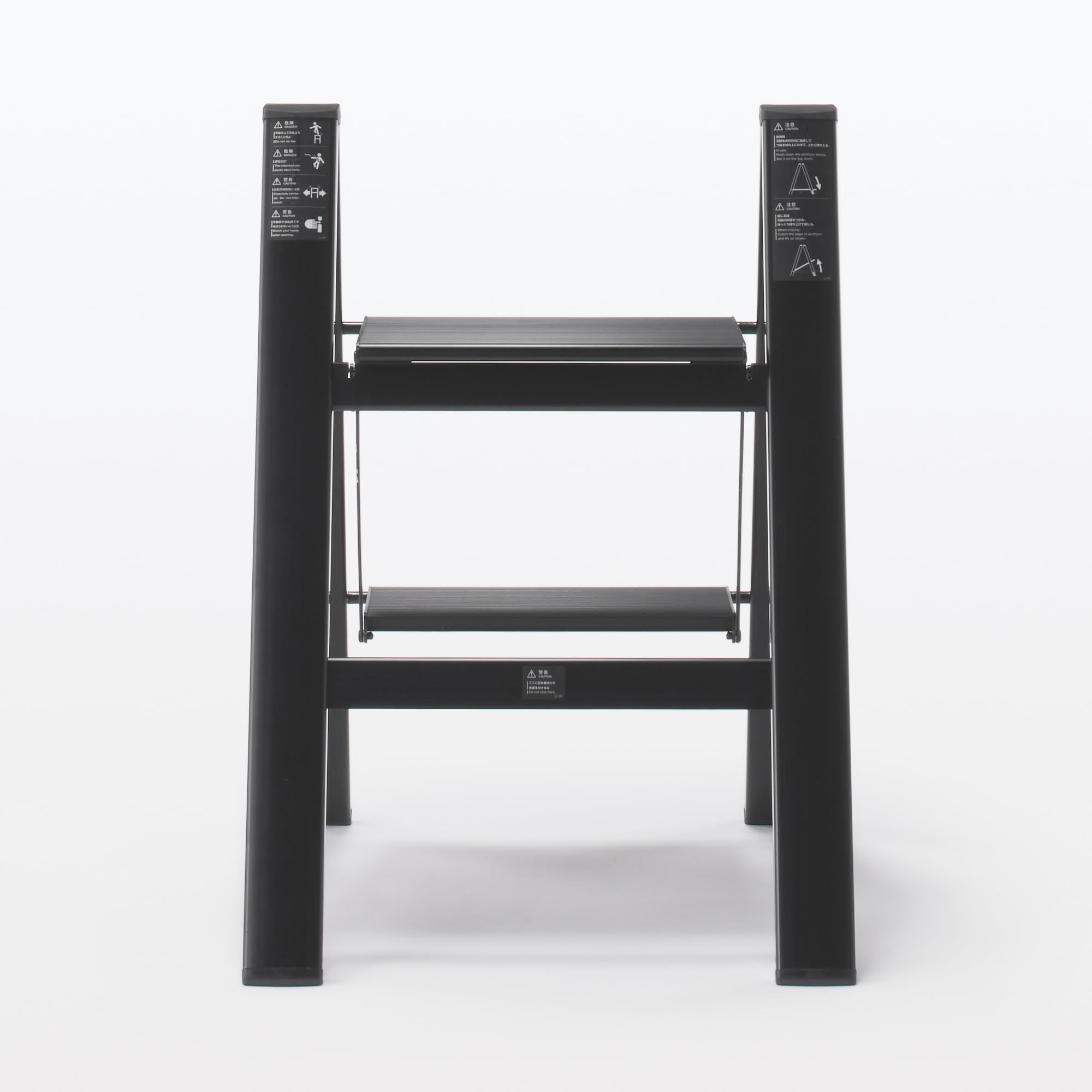 Amazon｜無印良品 アルミ 踏み台 2段 ダークグレー 83721039｜無印良品 