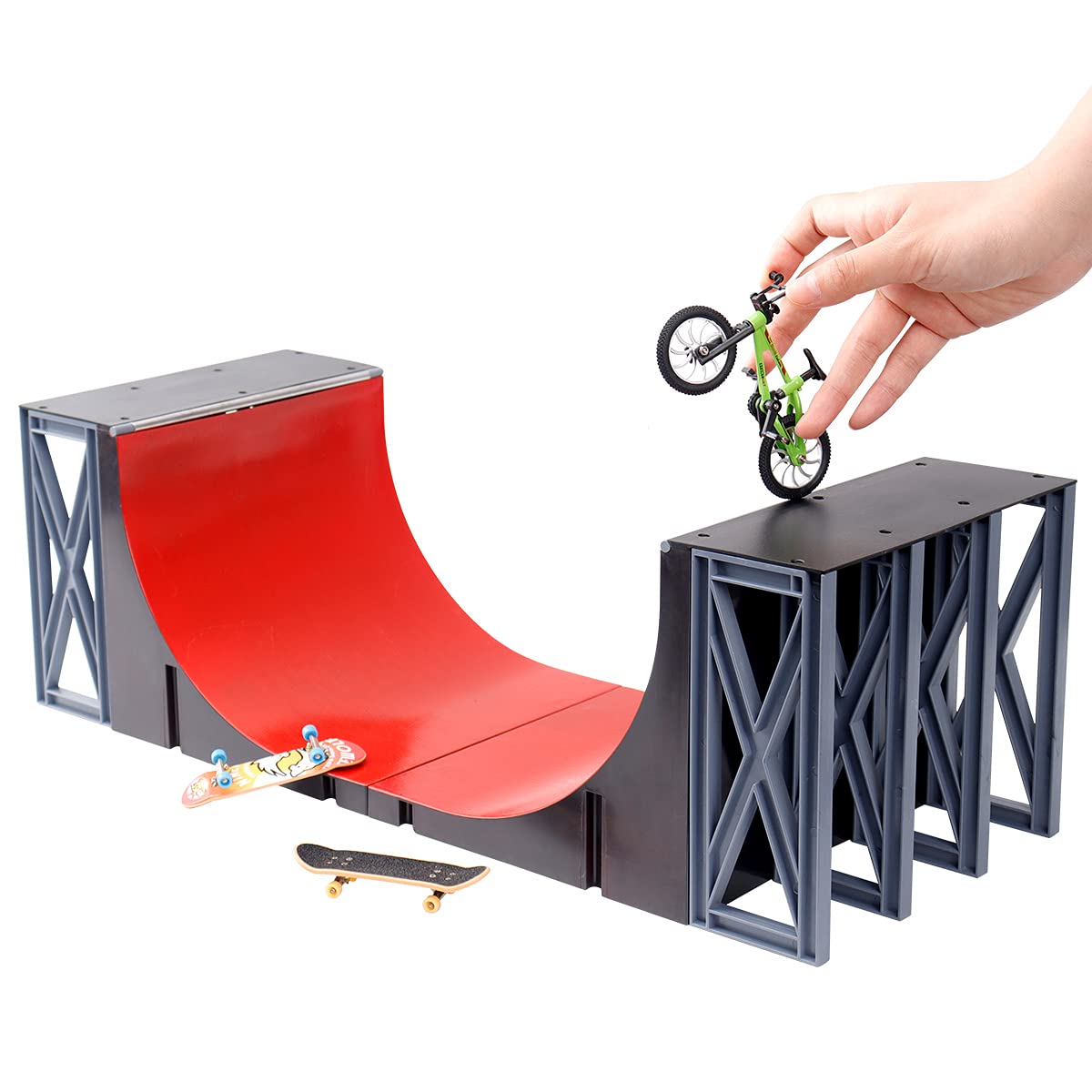 Buy KETIEE Finger Skate Park Ultimate Half Pipe Ramp Set, Finger