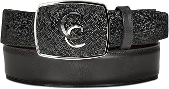 Cuadra Mens Cowboy Belt in Genuine Stingray Leather CV496MA
