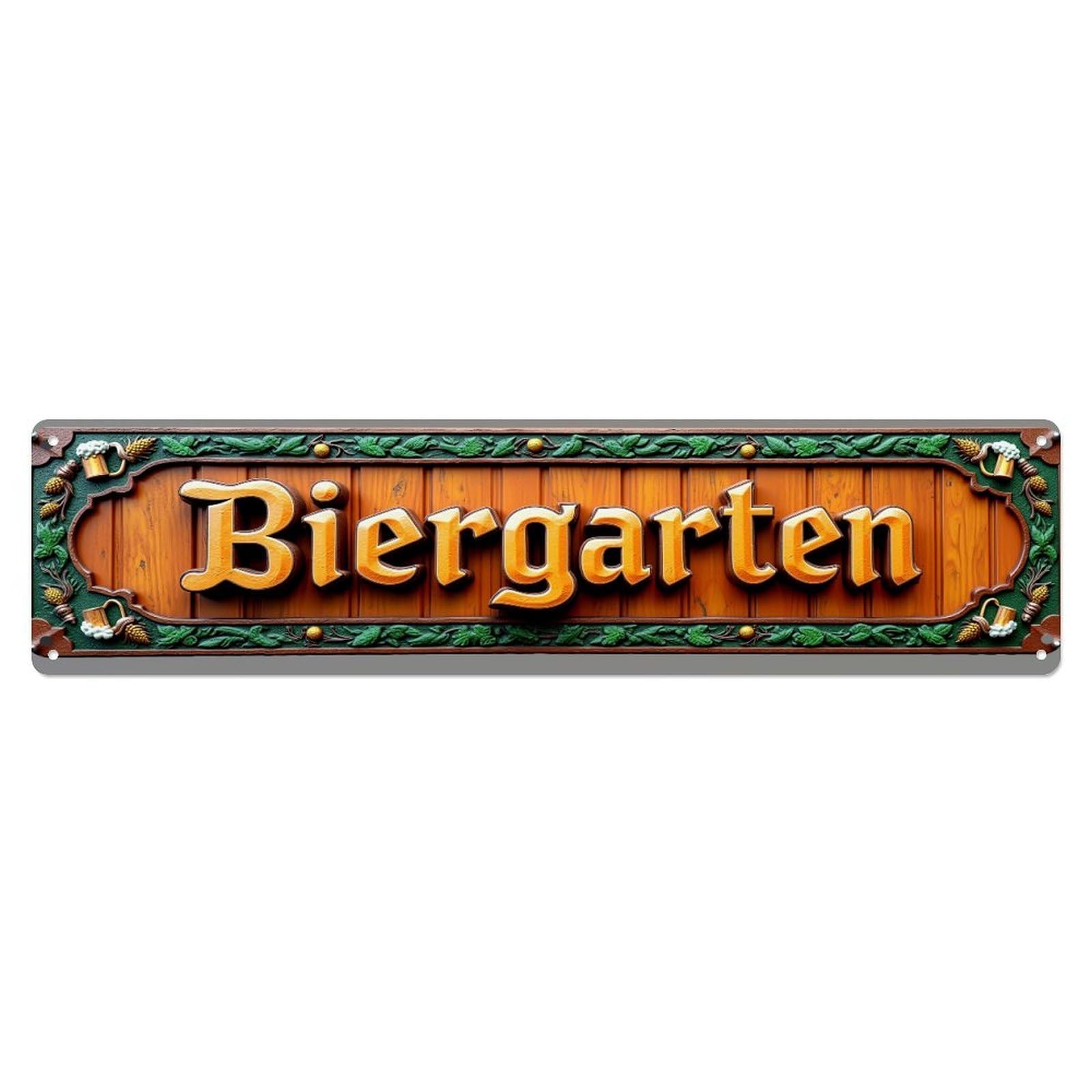 Jdyaojiesheng Vintage Sign With Beer Motifs Tin Sign Retro Metal Wall Decor Metal Poster, Home Bar Garage Farmhouse Cafe Wall Art Decoration 4X16inch