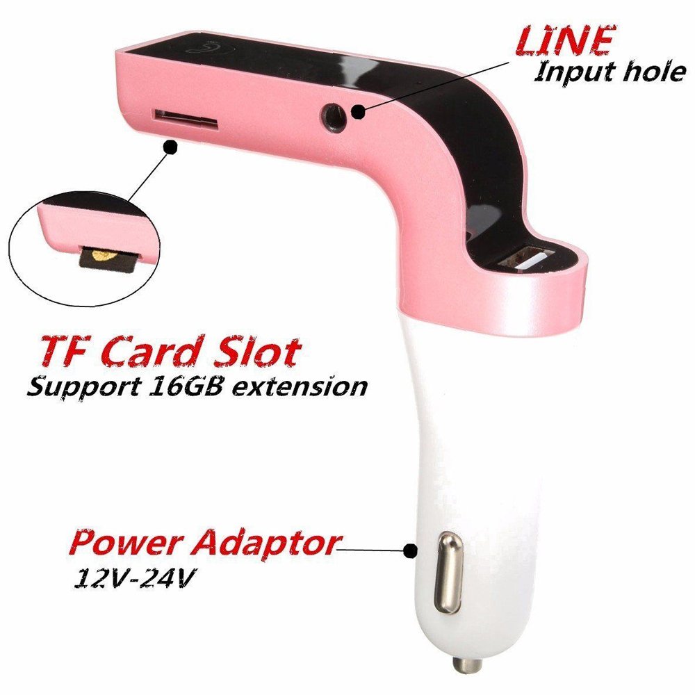 iHome Wireless FM Transmitter for Your Car Any Cell Phone Computer 3.5mm Jack