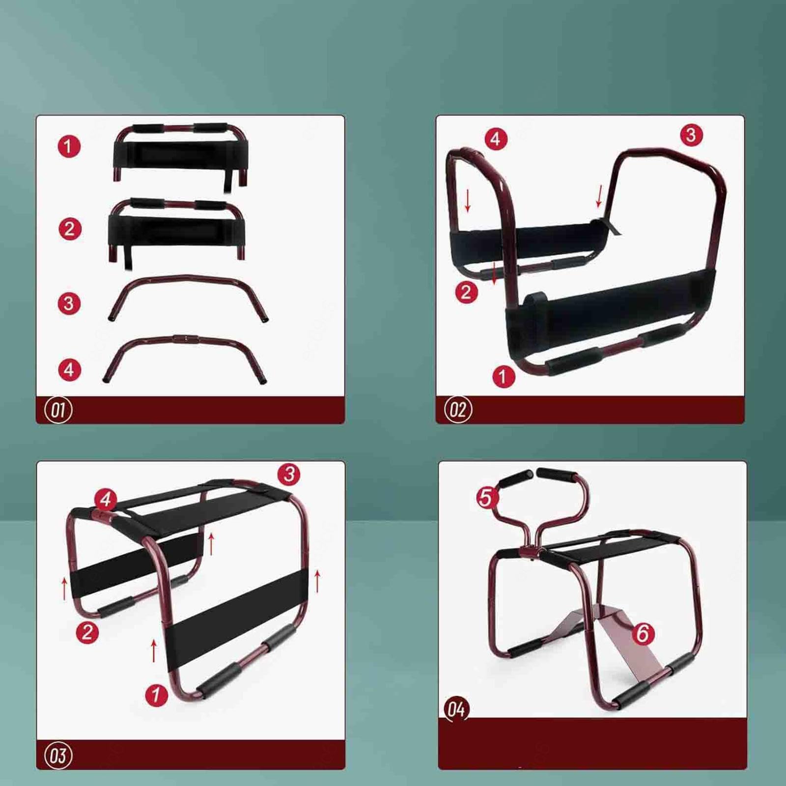 Sedia Piccola e Resistente Rimovibile Impermeabile e Facile da Pulire,Style6