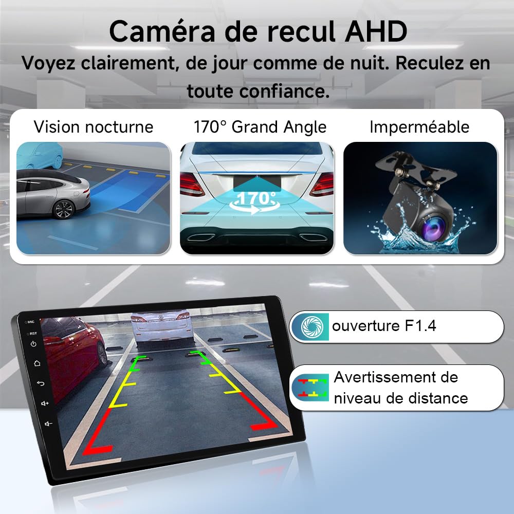 4+64GB Android 15 Autoradio pour VW Golf 5 6, Passat B6 B7, Polo 5/6R, Tiguan, Touran, 8 cœurs, 9" IPS HD 1280x800, CarPlay & Android Auto, GPS, Bluetooth 5.4, WiFi 6.0, Écran Tactile, DSP