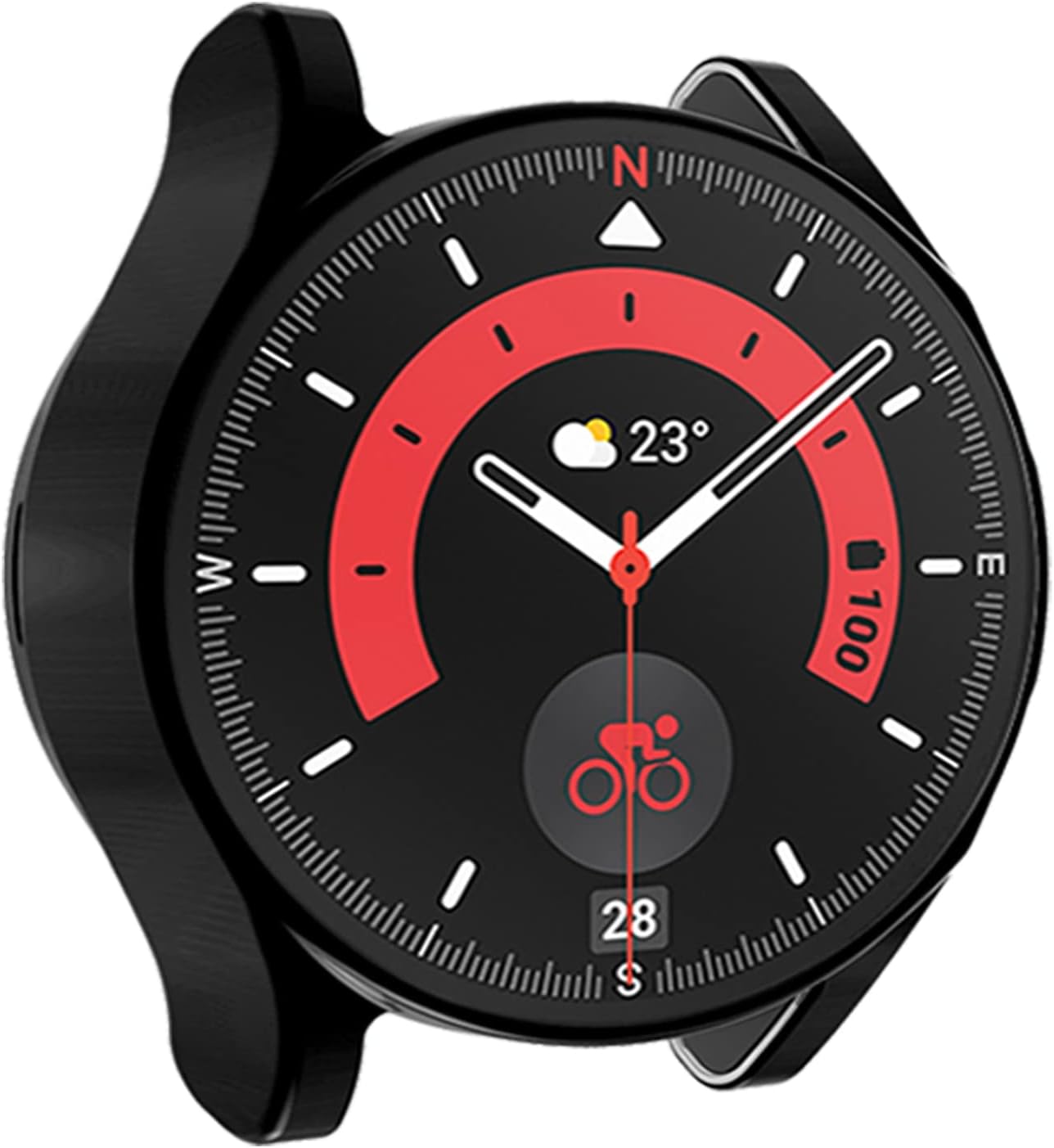 Yrzper 11Pack Compatible with Samsung Galaxy Watch 5 Pro Case 2022, Soft TPU Plated All Around Scratch-Proof Screen Protector Case Cover For Galaxy Watch 5 Pro 45mm /46mm (11Pack)