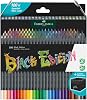 Faber-Castell Black Edition Colour Pencils, Cardboard Wallet of 100