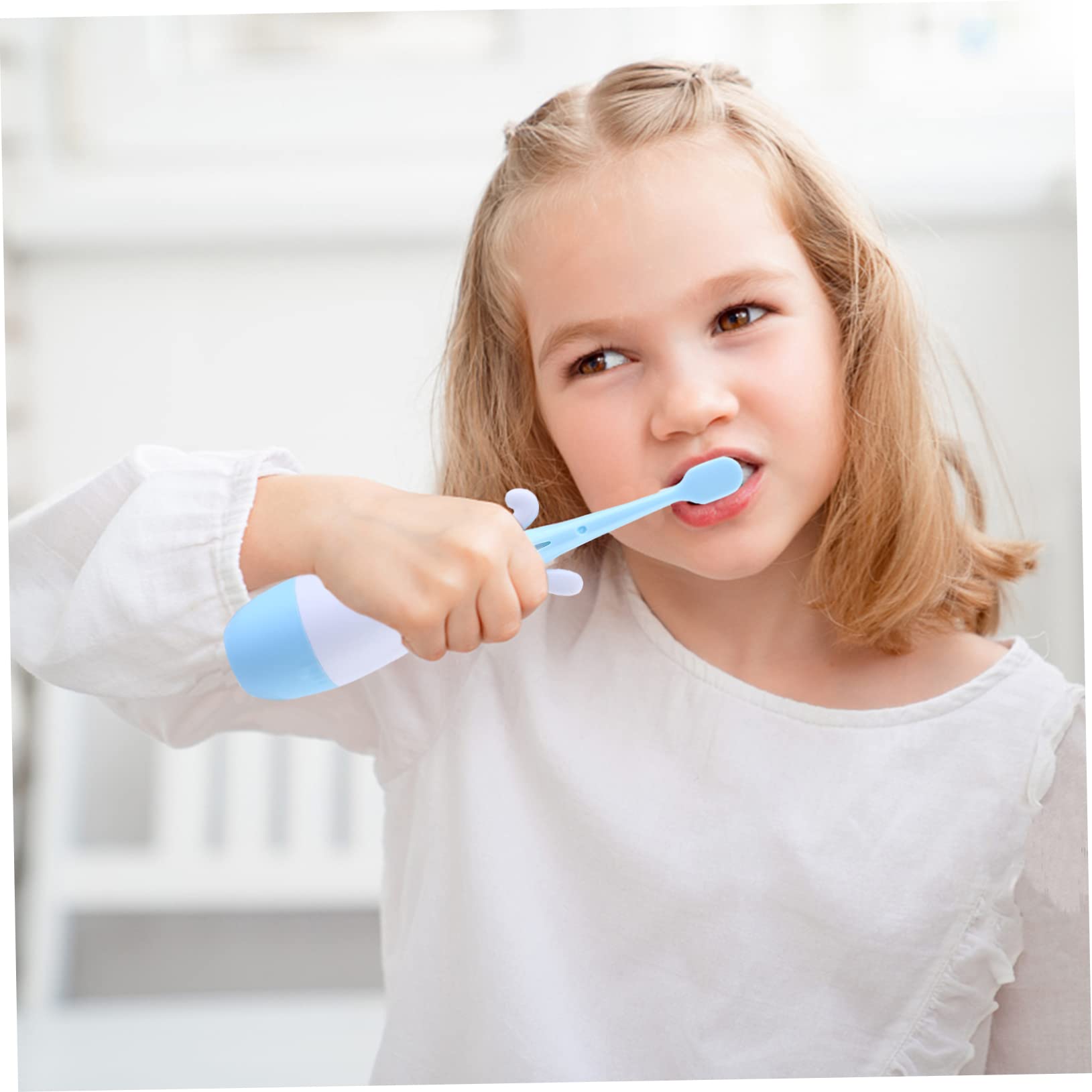 2 Set Spazzolino Elettrico Per Scovolini Dentali Spazzolino Denti Scovolino Denti Sonico Per a Setole Da Denti Per Abs Blue